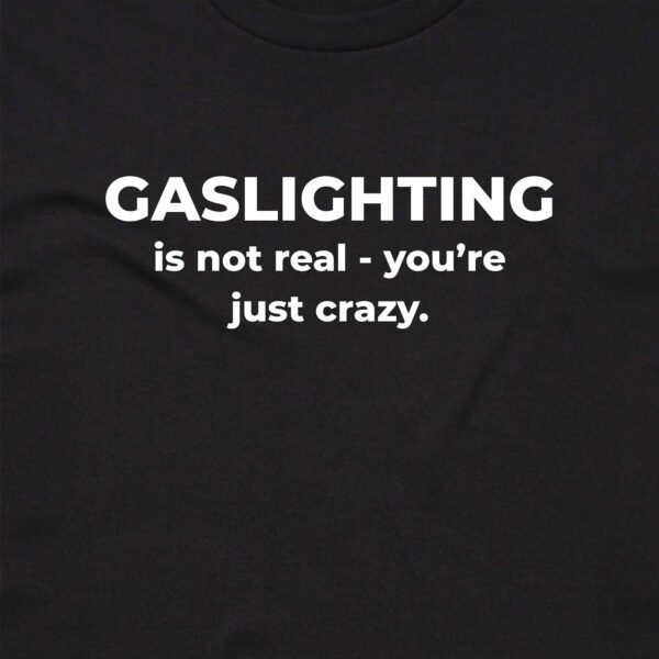 SLANG TEES BLACK T SHIRT GASLIGHTING FRONT BLACK ZOOM2 2