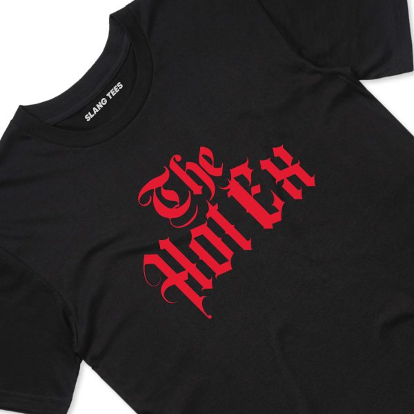 11112 THE HOT EX T SHIRT FRONT BLACK TAGS