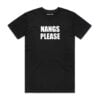 111121 NANGS PLEASE T SHIRT FRONT BLACK scaled