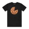 111124 MATCHING PIZZA T SHIRT FRONT BLACK scaled
