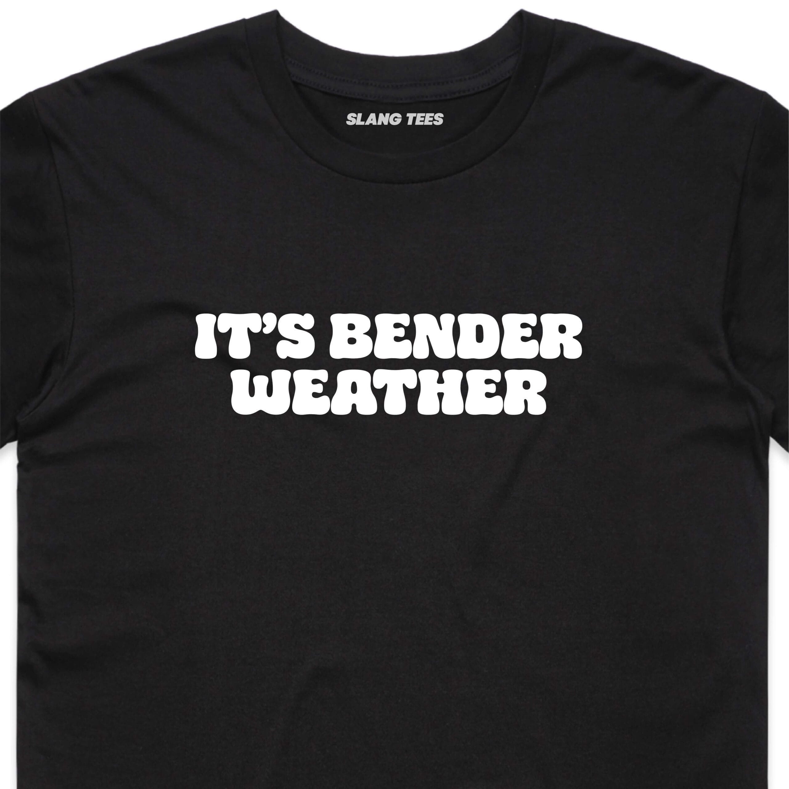 111132 ITS BENDER WEATHER T SHIRT FRONT BLACK ZOOM scaled