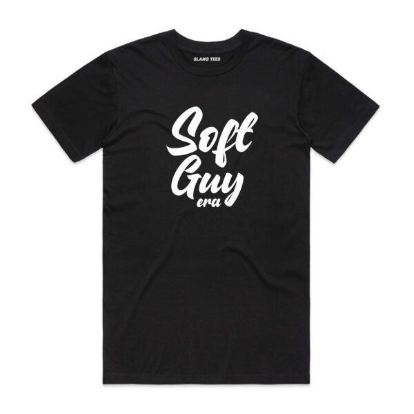 11114 SOFT GUY ERA T SHIRT FRONT BLACK