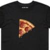 11125 MATCHING PIZZA SLICE T SHIRT FRONT BLACK ZOOM scaled